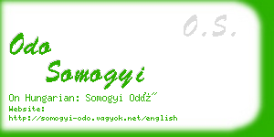 odo somogyi business card